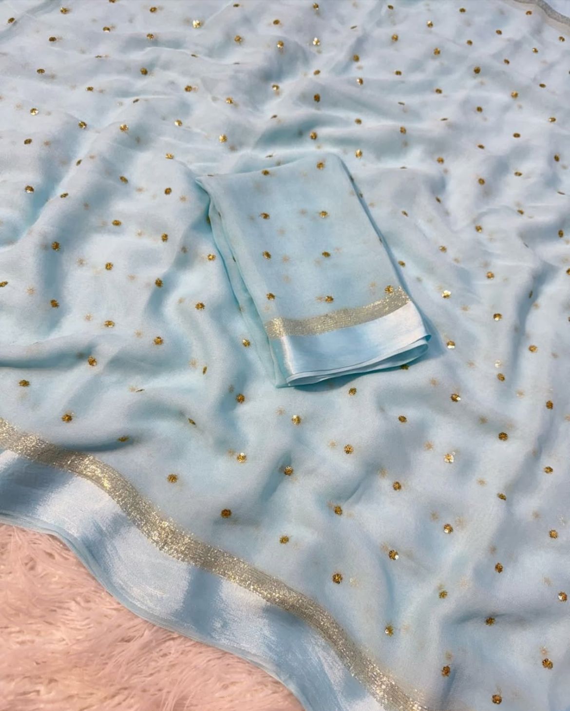 Uttara - Pure Viscose Georgette Saree