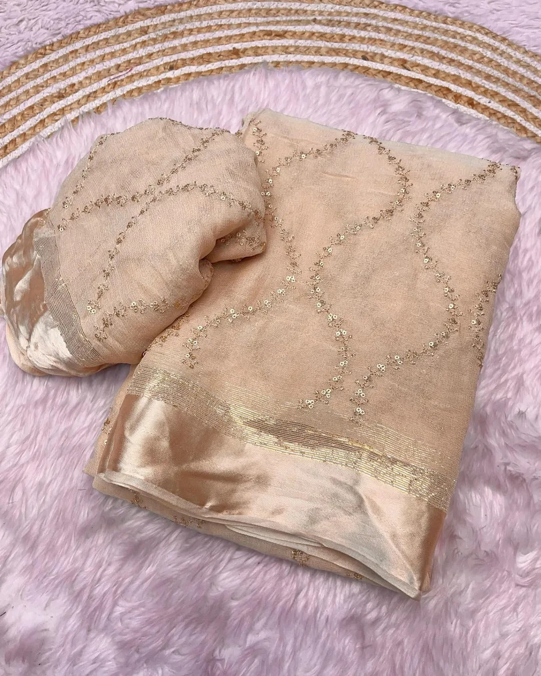 Sarayu - Pure Viscose Georgette Saree