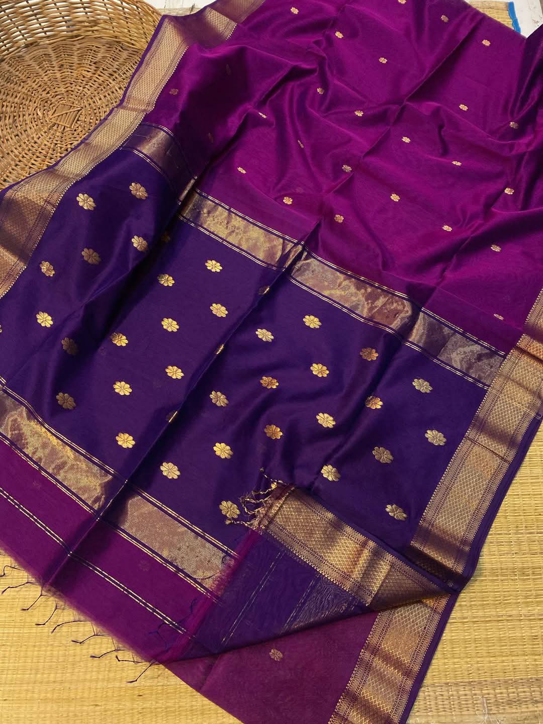 Mayuri - Maheshwari Cotton Saree