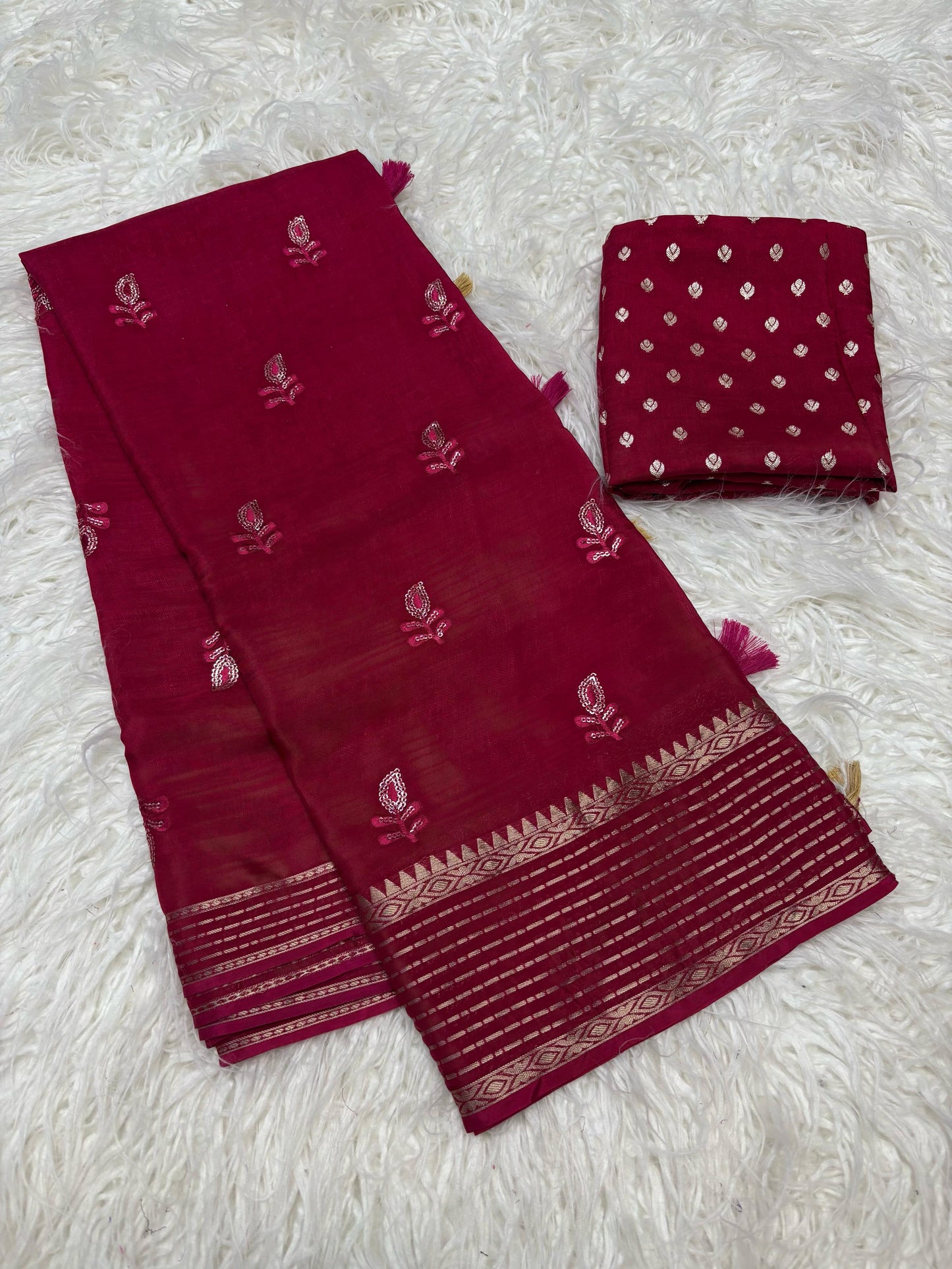 Sambhrama - Viscose Crepe Saree