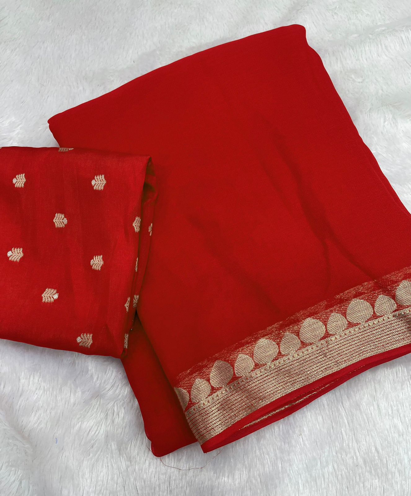 Kaveri - Pure Viscose Georgette Saree