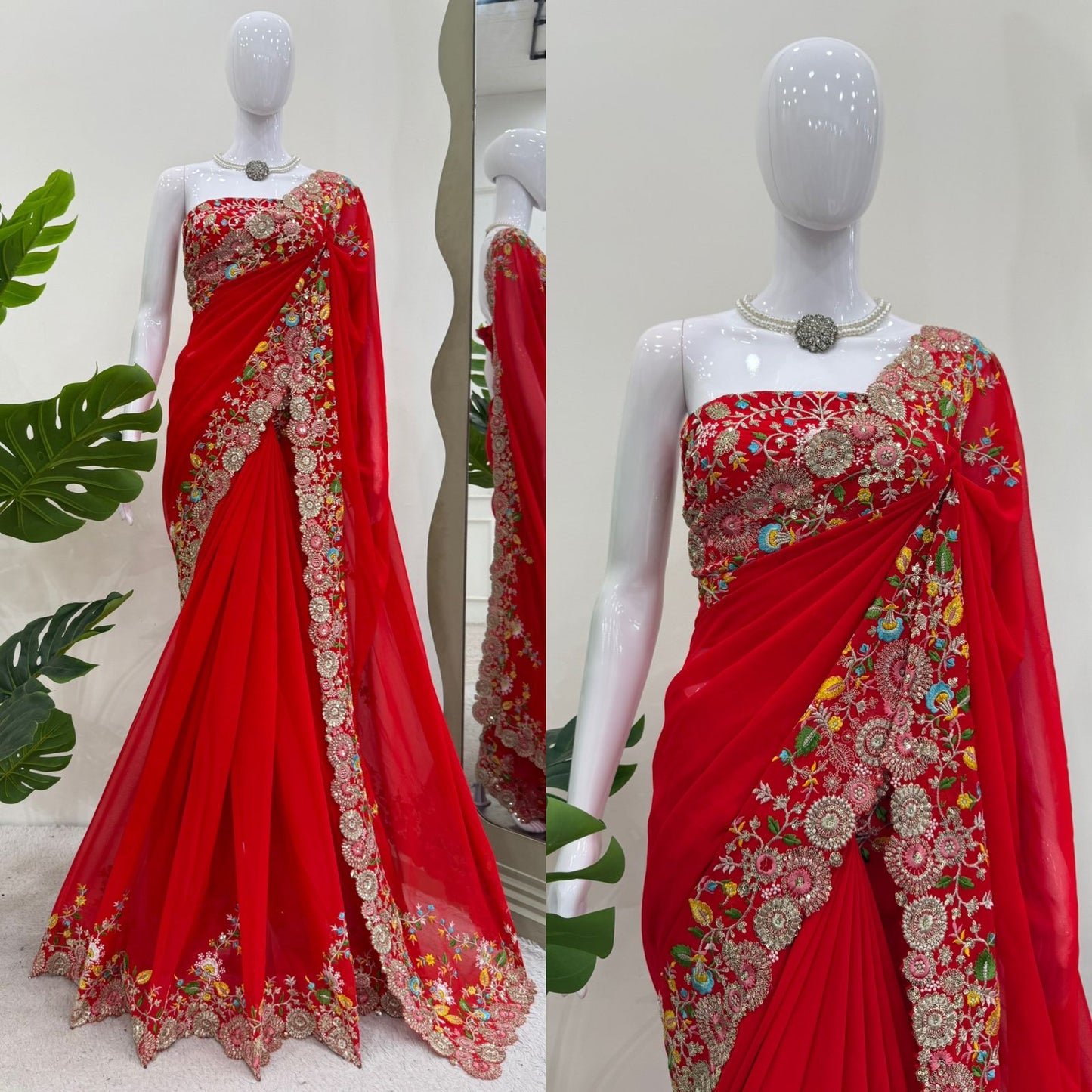 Vaidehi - Designer Georgette Saree