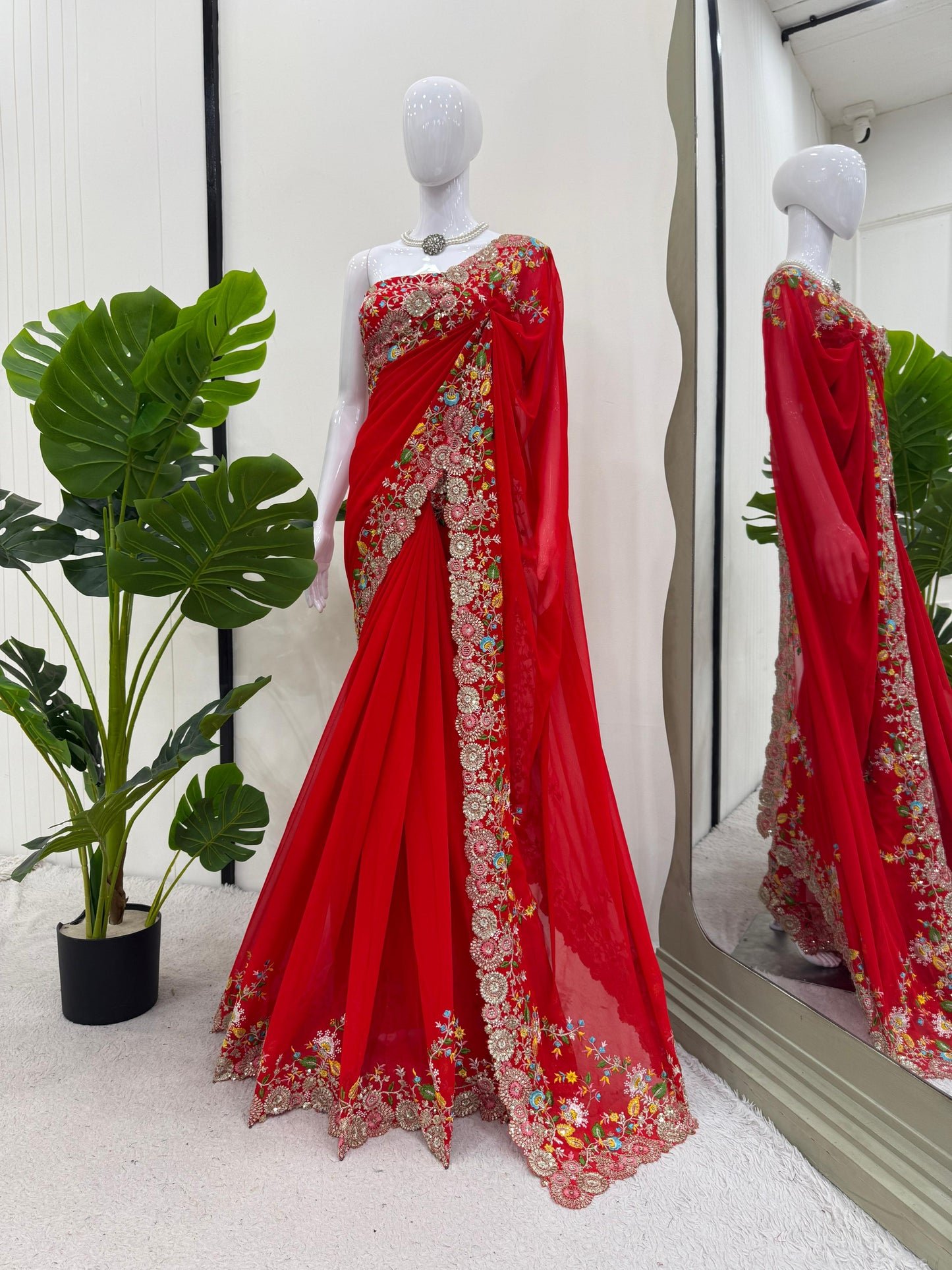 Vaidehi - Designer Georgette Saree