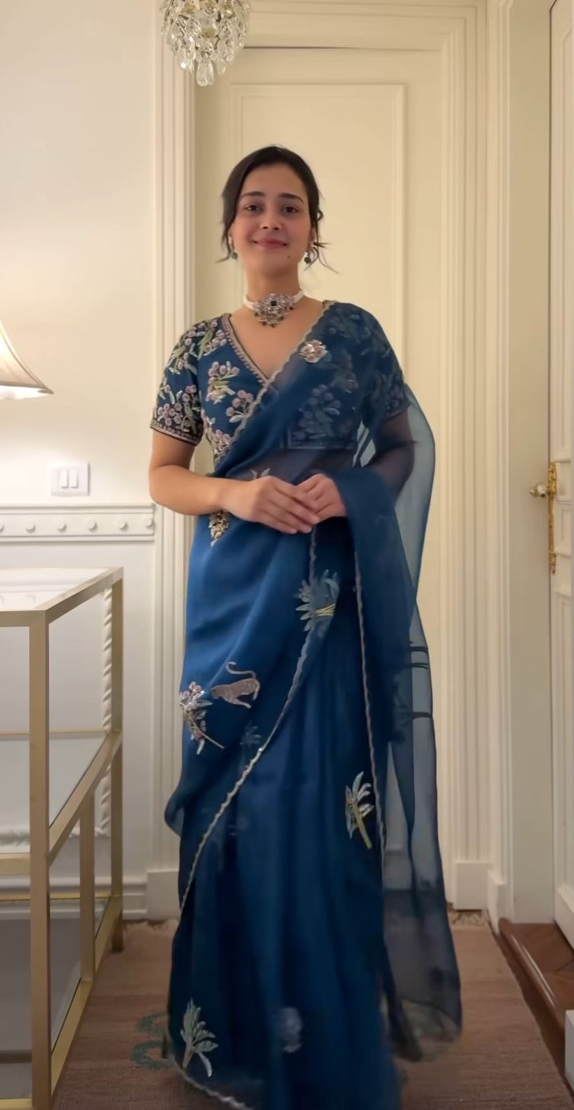 Shaaravi - Organza Embroidary Saree