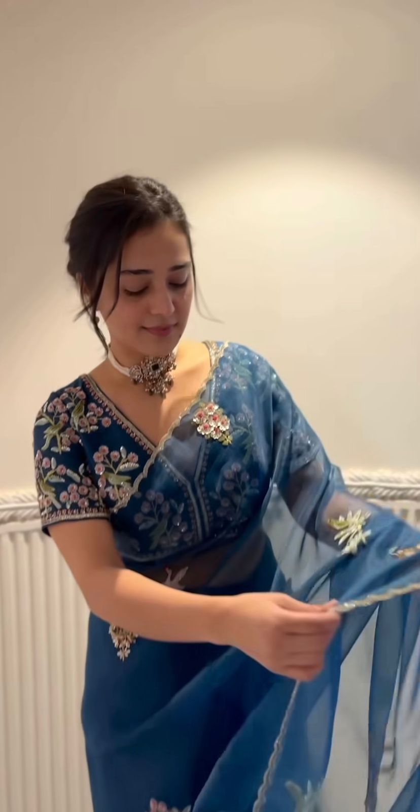 Shaaravi - Organza Embroidary Saree