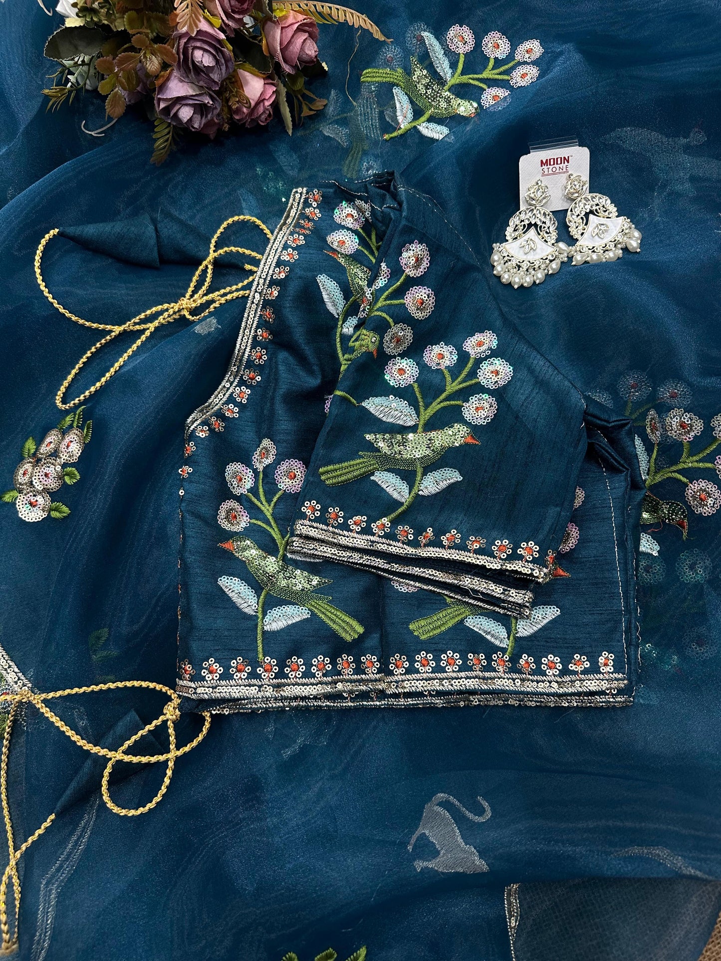 Shaaravi - Organza Embroidary Saree