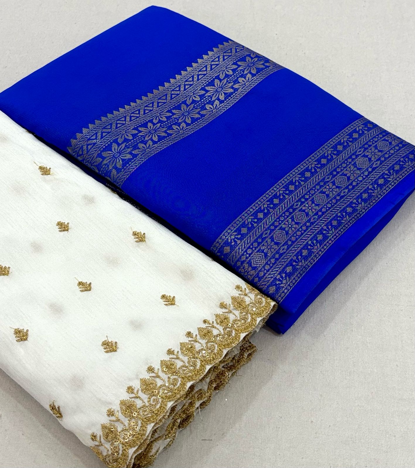 Indumati – Semi Mysore Crepe Saree