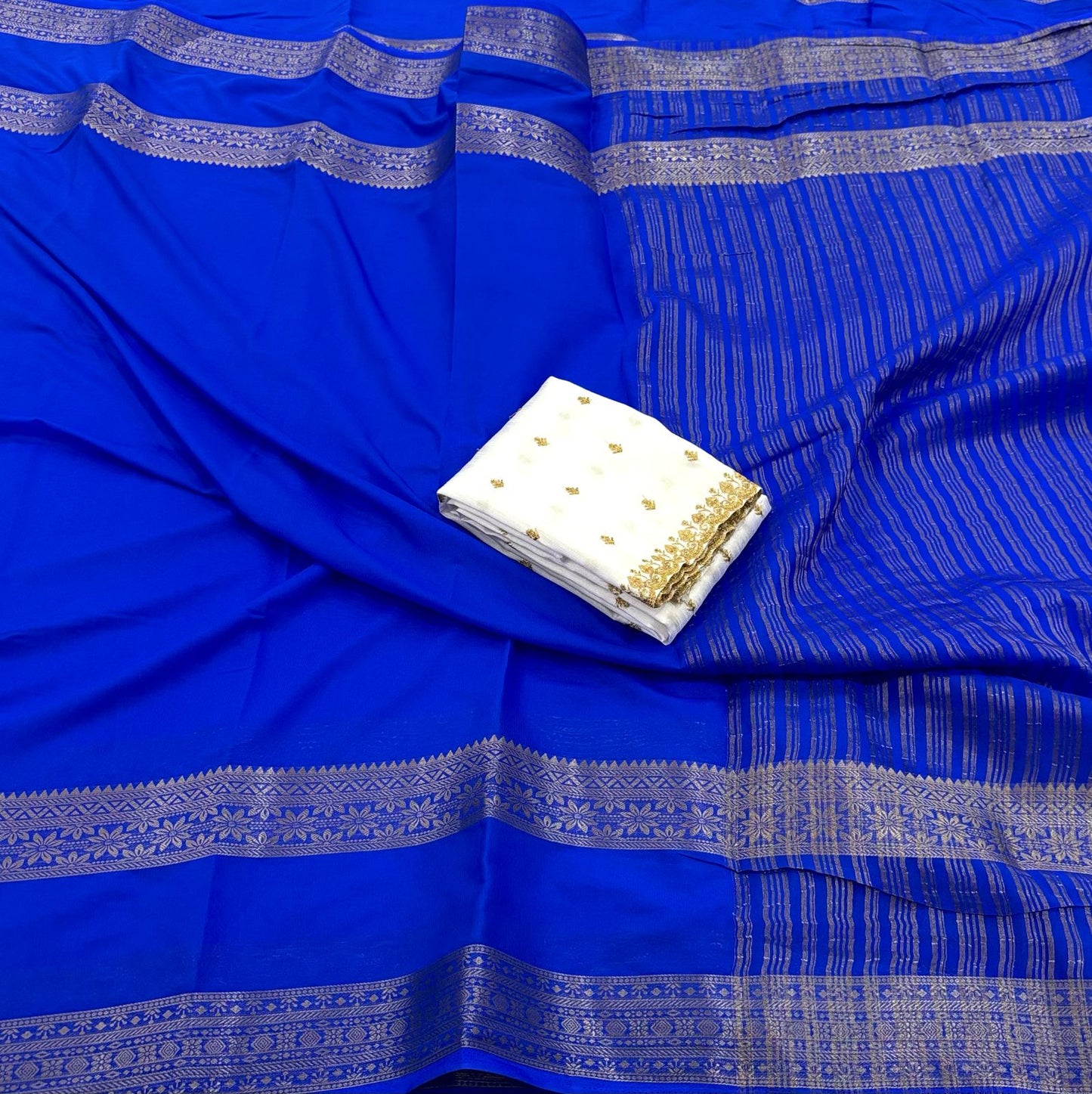 Indumati – Semi Mysore Crepe Saree