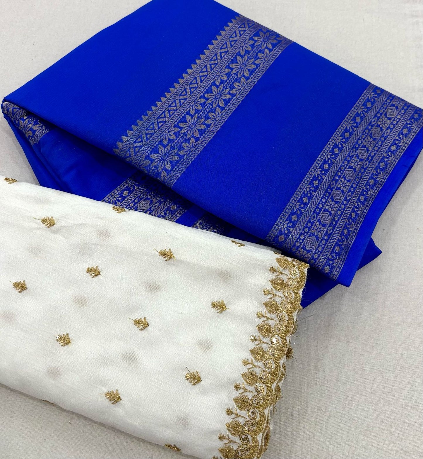 Indumati – Semi Mysore Crepe Saree