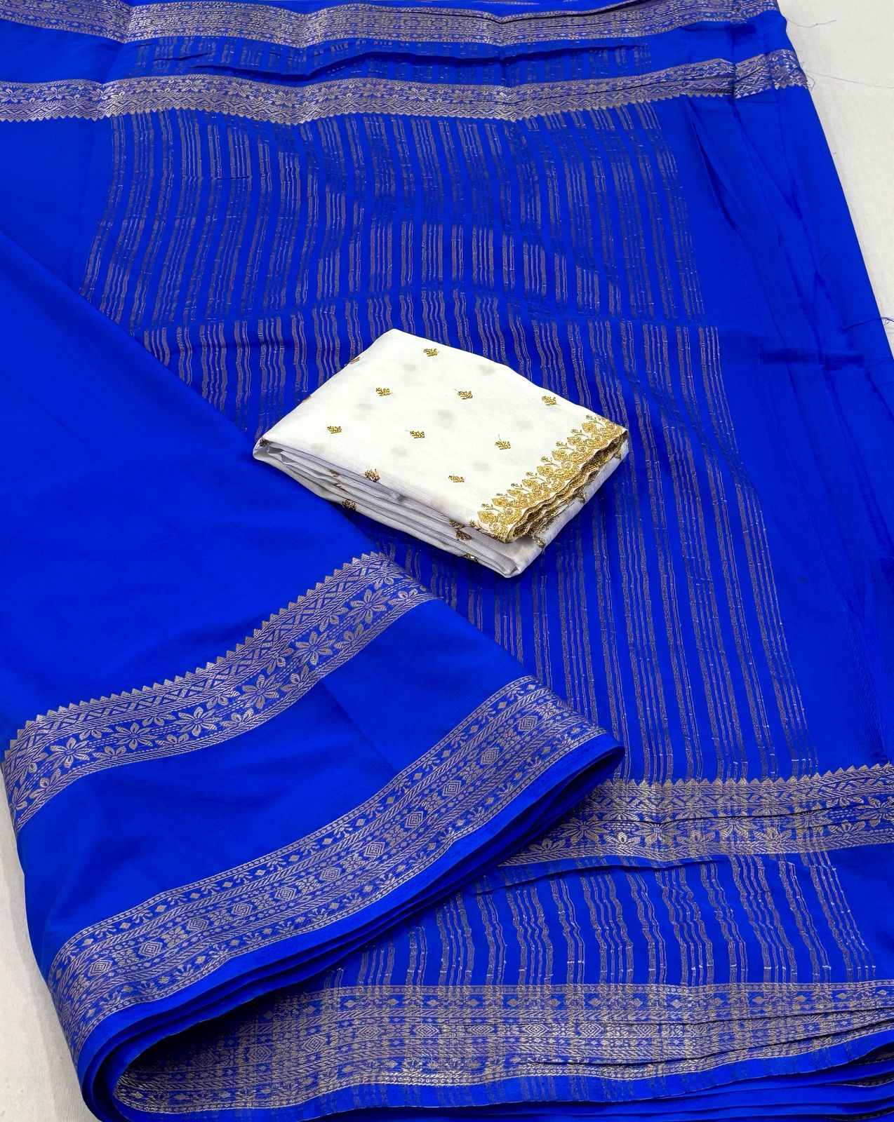 Indumati – Semi Mysore Crepe Saree