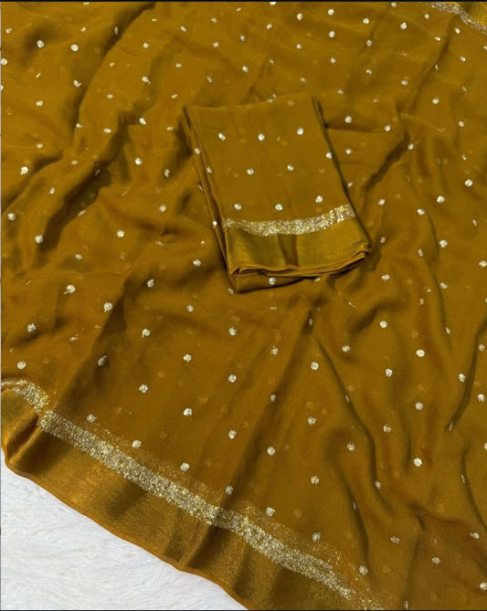 Uttara - Pure Viscose Georgette Saree