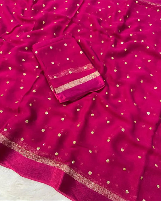 Uttara - Pure Viscose Georgette Saree