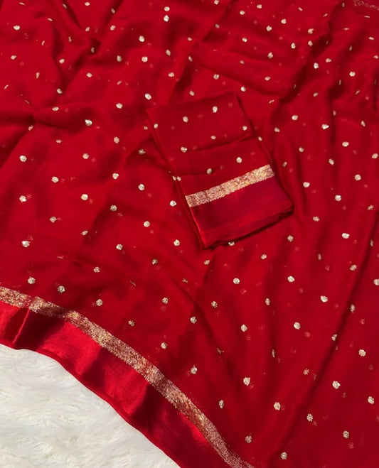 Uttara - Pure Viscose Georgette Saree