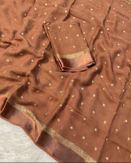 Uttara - Pure Viscose Georgette Saree