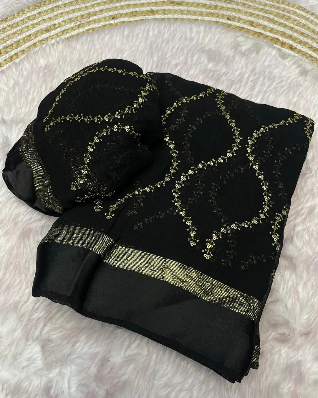 Sarayu - Pure Viscose Georgette Saree
