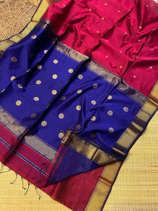 Mayuri - Maheshwari Cotton Saree