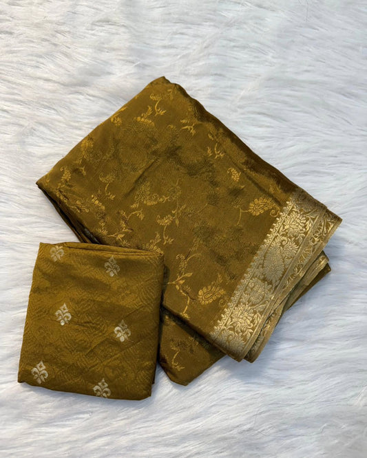 Chandrika - Chinnon Embossed Saree