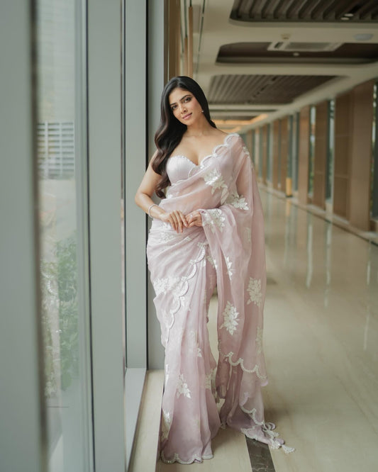 Chandramukhi - Soft Satin Organza with sequence