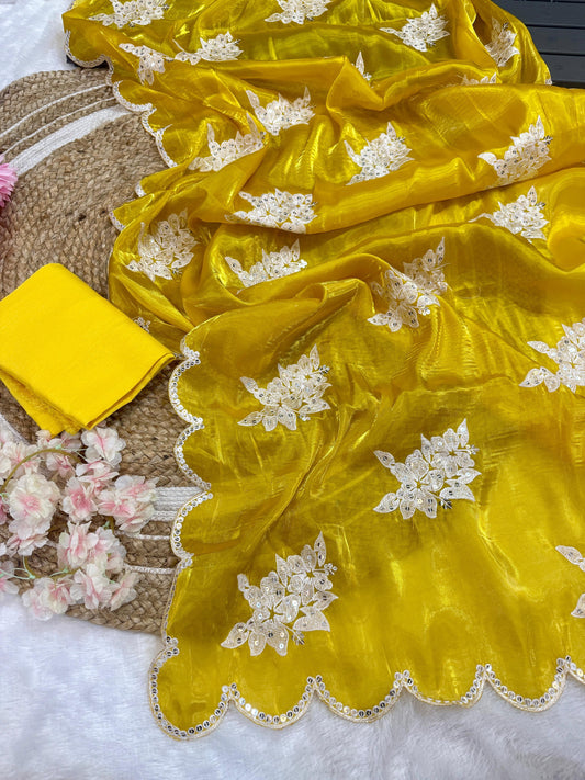 Chandramukhi - Soft Satin Organza with sequence