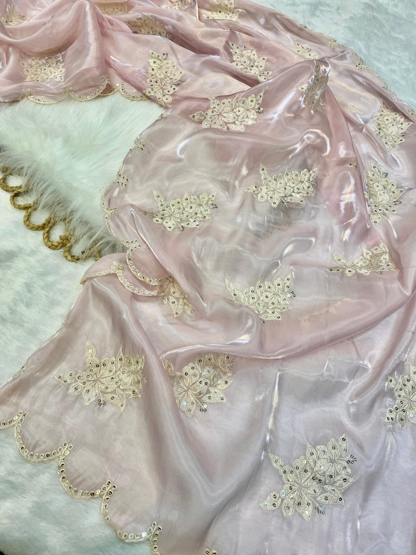 Chandramukhi - Soft Satin Organza with sequence