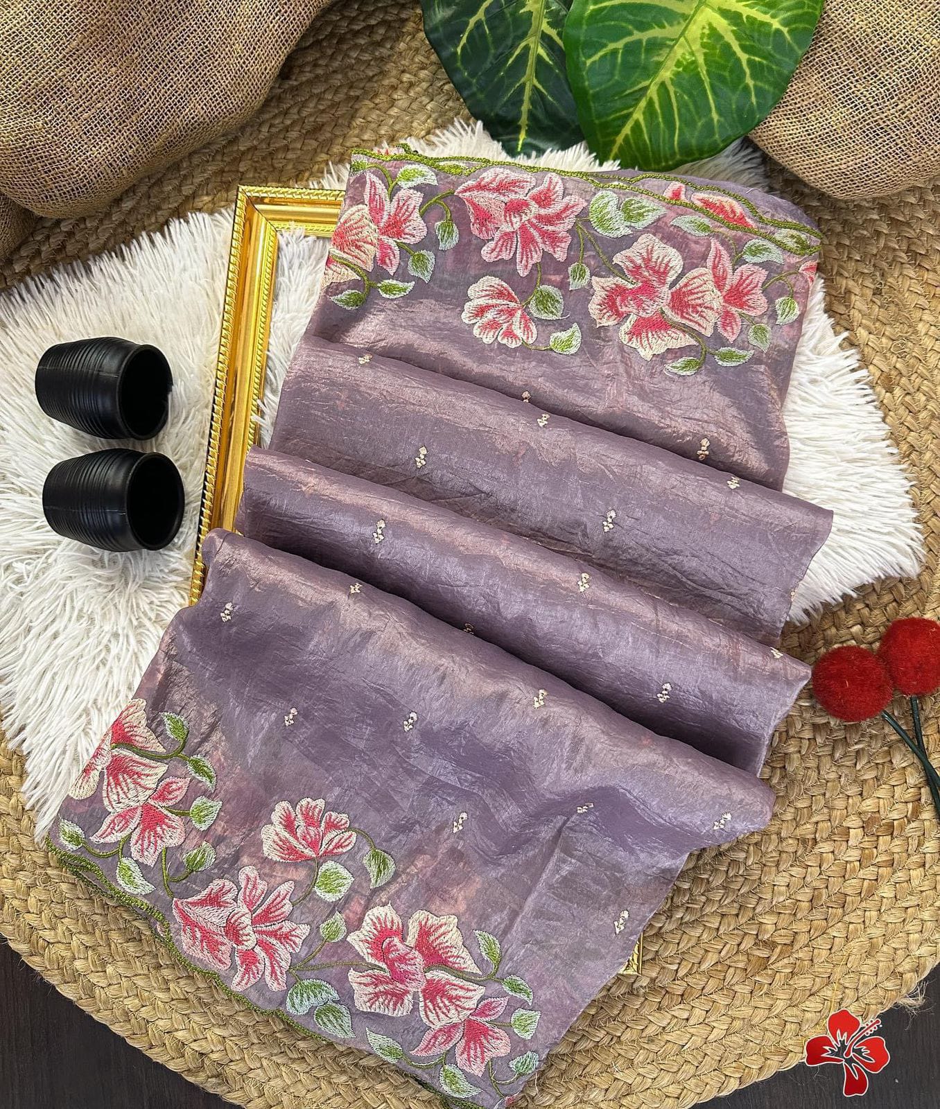 Nayra – Tussar Crush Saree