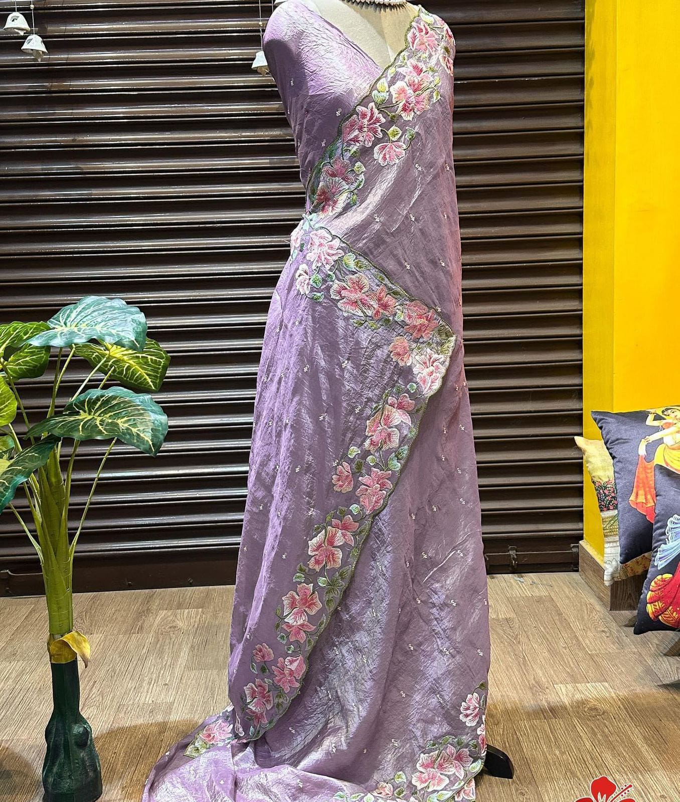 Nayra – Tussar Crush Saree