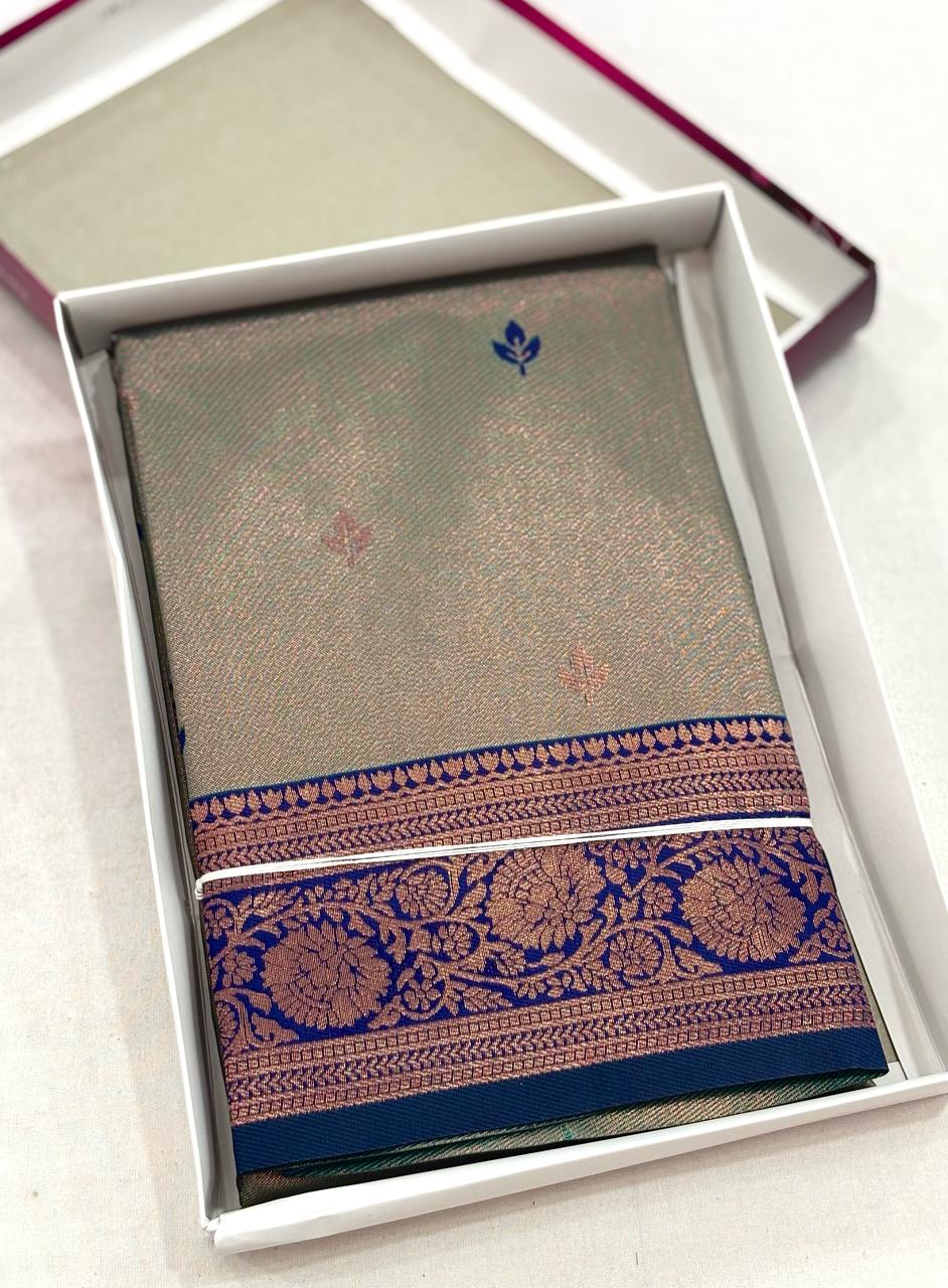 Iravathi - kanchi Tissue Silk Saree
